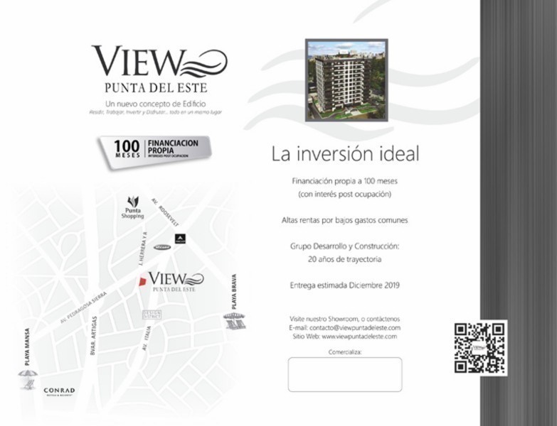 View Punta del Este, oportunidad de inversión única! 